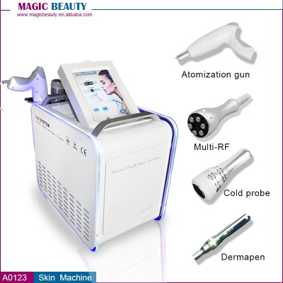 Newest 4 in 1 RF Skin Tightening Machine Meso Beauty Gun